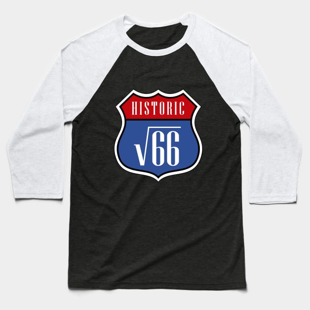 Route v66 Baseball T-Shirt by karlangas